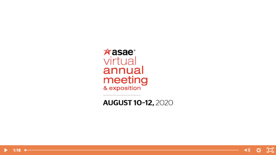ASAE 2020 Virtual Event Videos Case Study
